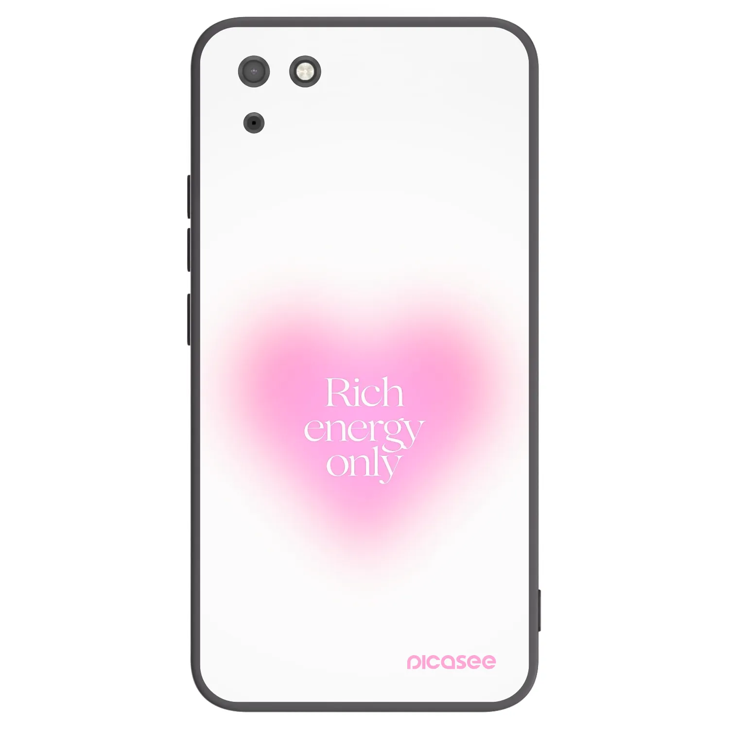 Picasee silikonski črni ovitek za Huawei Y5P - Rich Energy