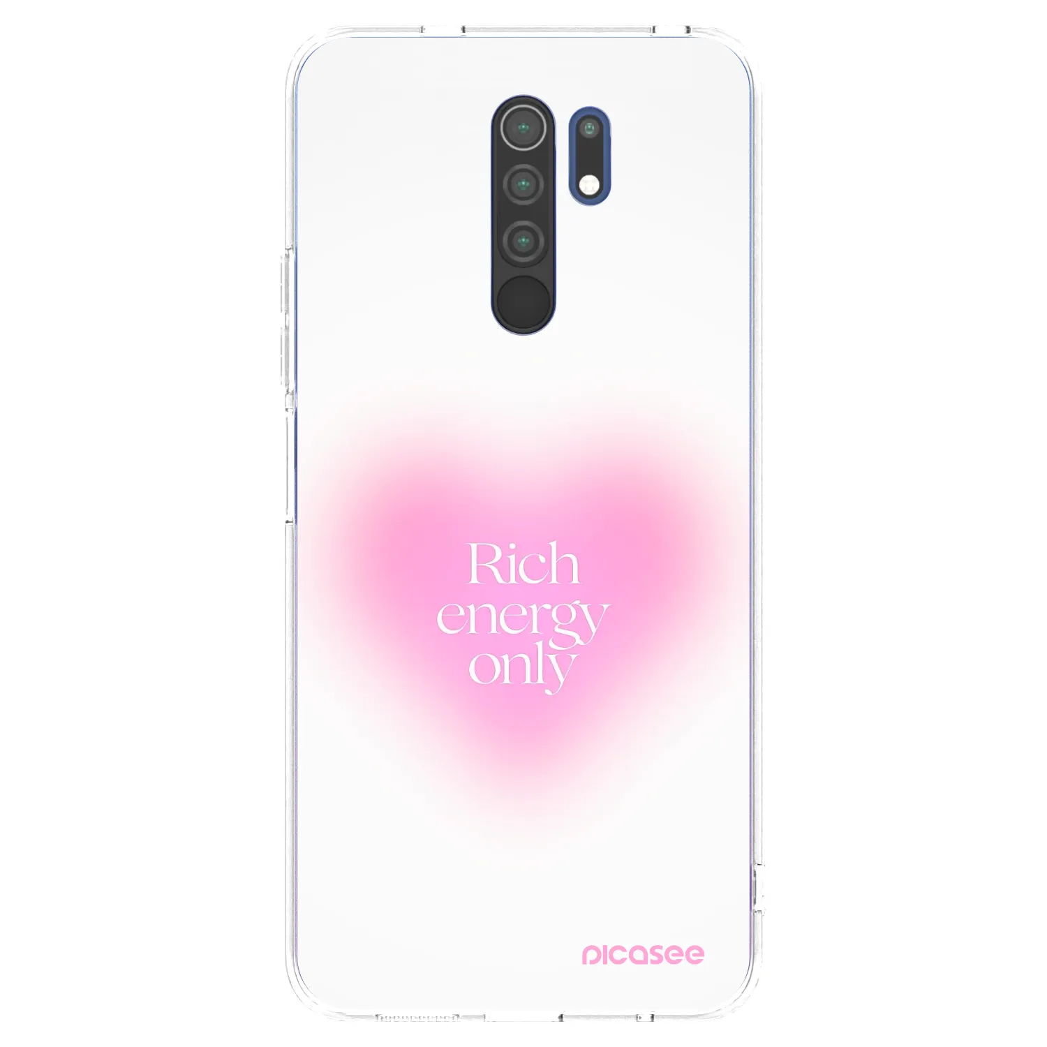 Picasee silikonski prozorni ovitek za Xiaomi Redmi 9 - Rich Energy