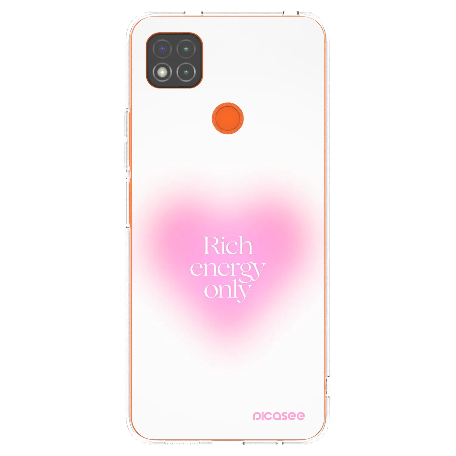 Picasee silikonski prozorni ovitek za Xiaomi Redmi 9C - Rich Energy