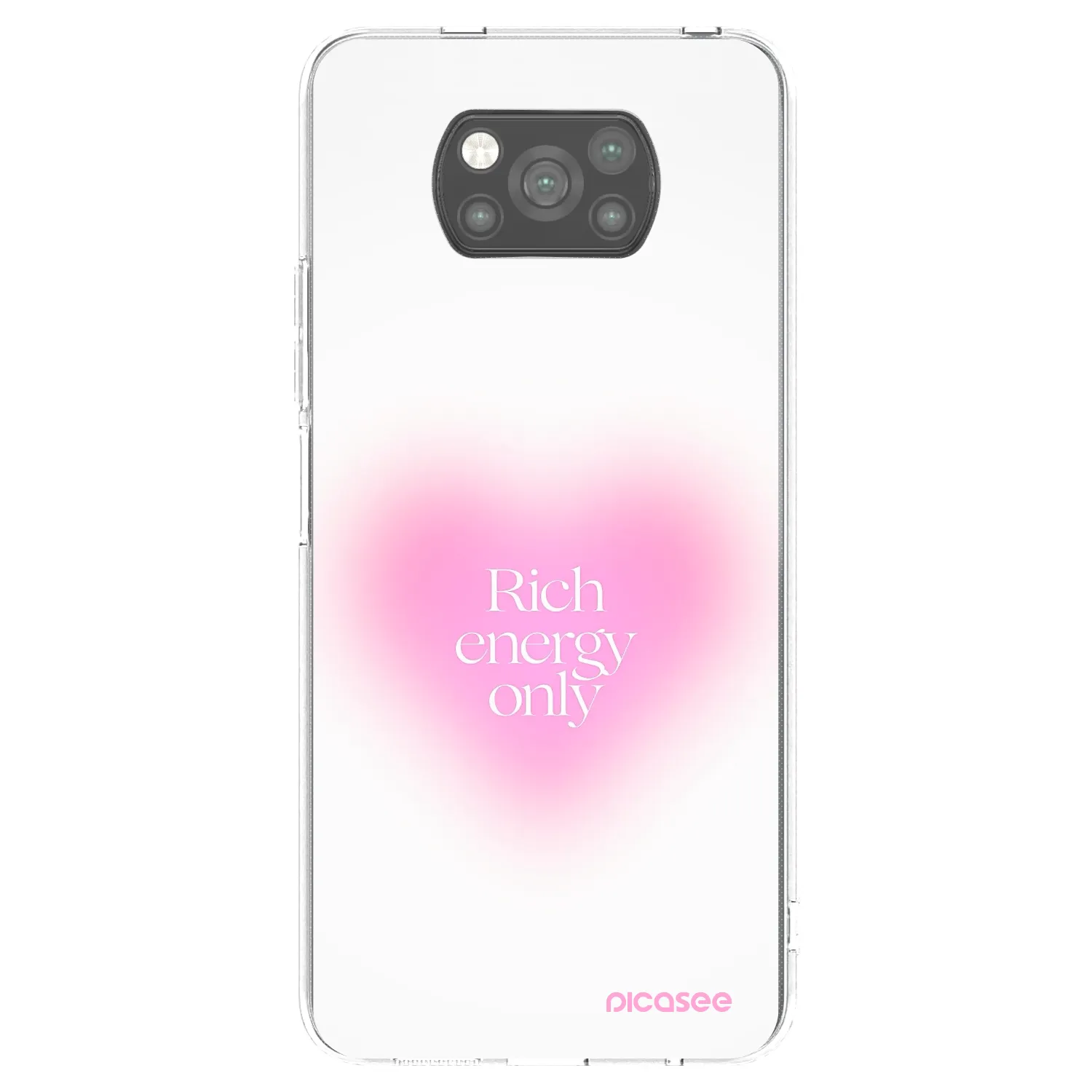 Picasee silikonski črni ovitek za Xiaomi Poco X3 - Rich Energy