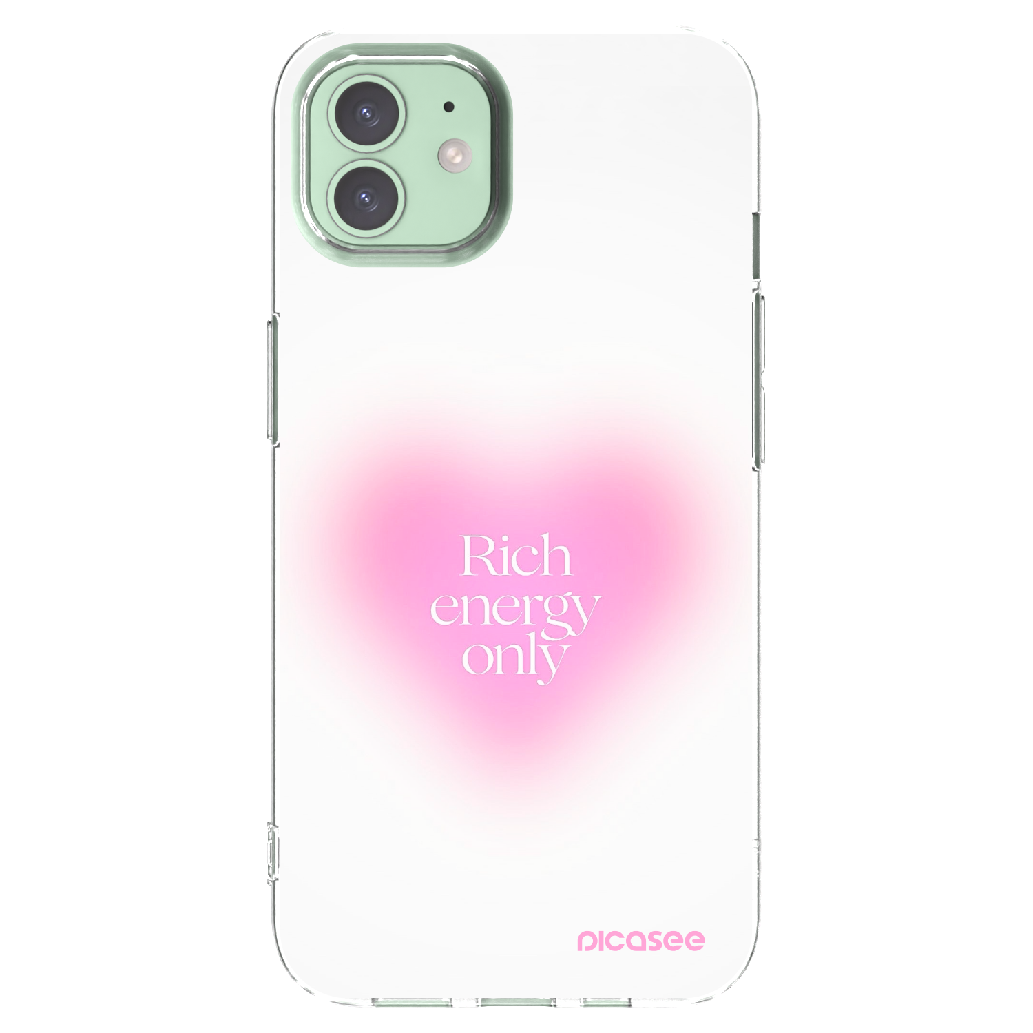 Picasee silikonski prozorni ovitek za Apple iPhone 12 - Rich Energy