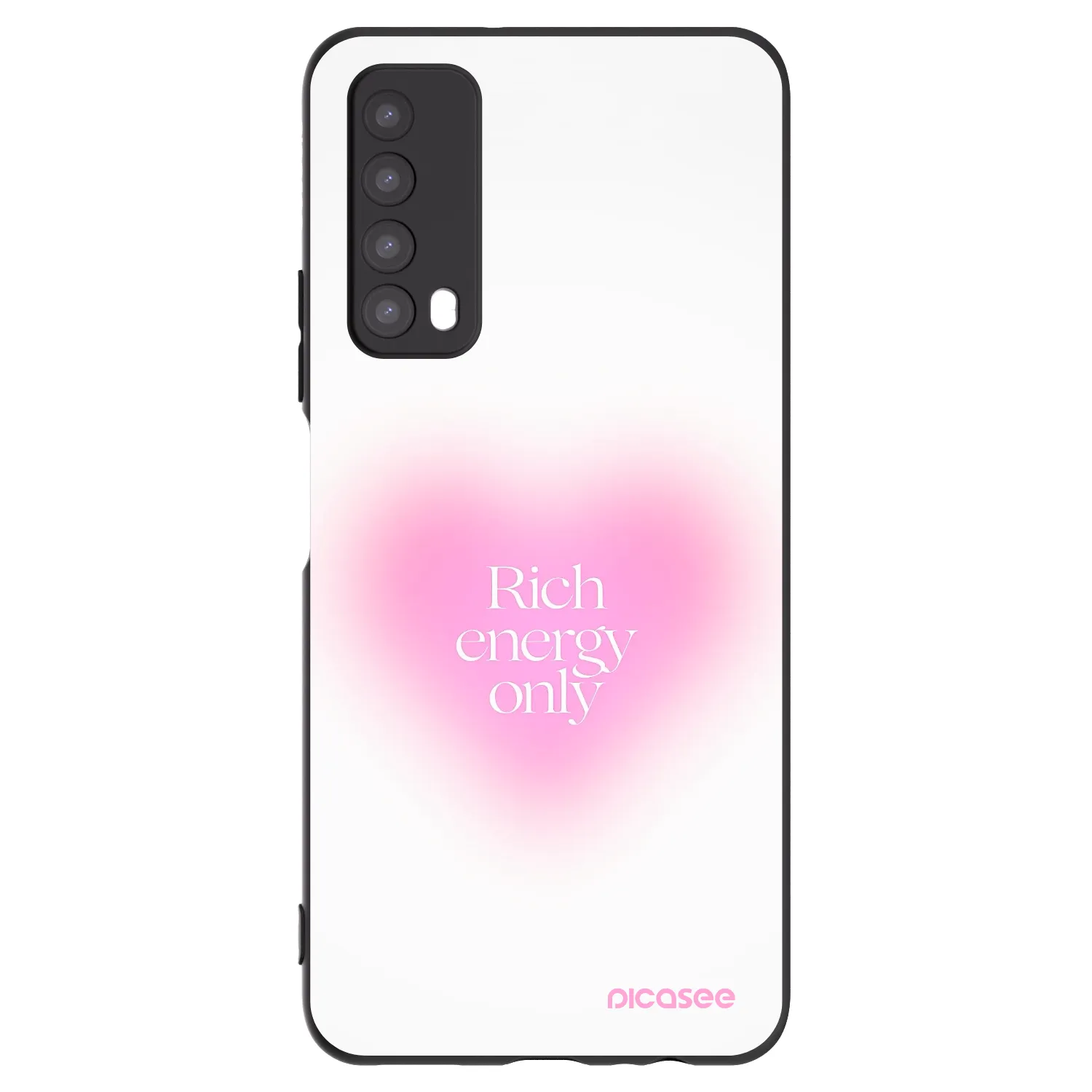 Picasee silikonski črni ovitek za Huawei P Smart 2021 - Rich Energy