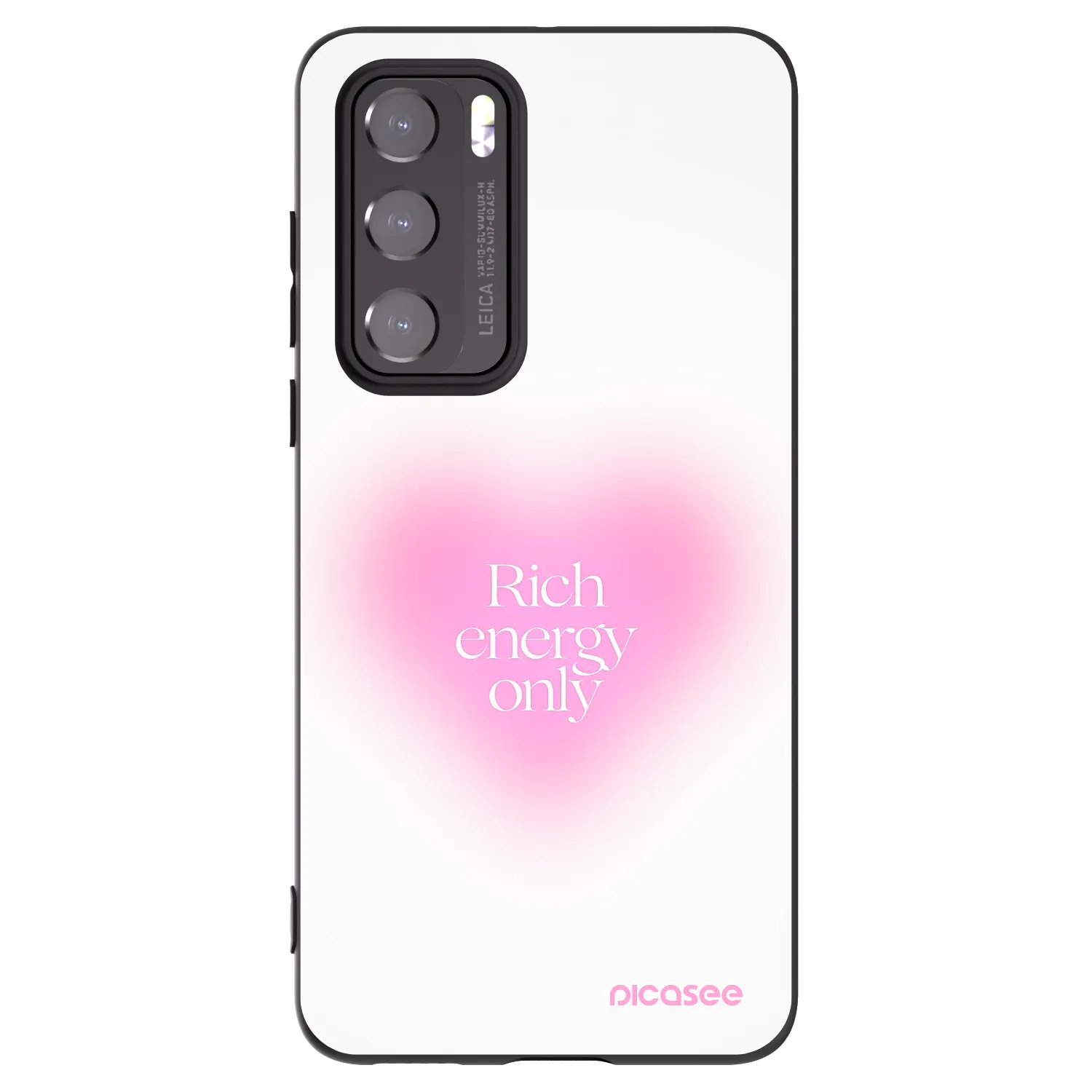 Picasee silikonski črni ovitek za Huawei P40 - Rich Energy
