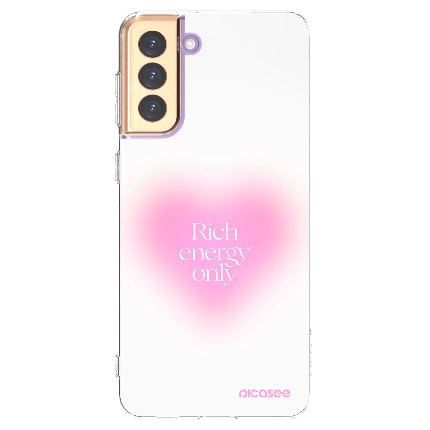 Picasee silikonski prozorni ovitek za Samsung Galaxy S21+ 5G G996F - Rich Energy