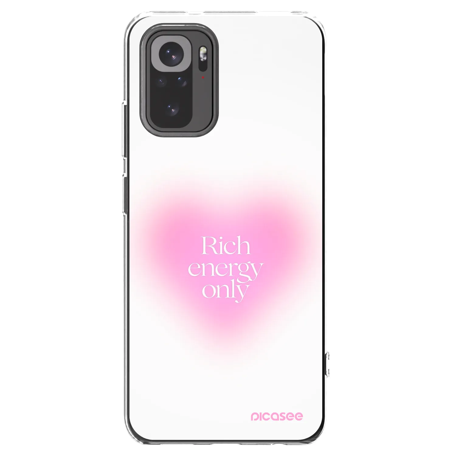 Picasee silikonski prozorni ovitek za Xiaomi Redmi Note 10 - Rich Energy