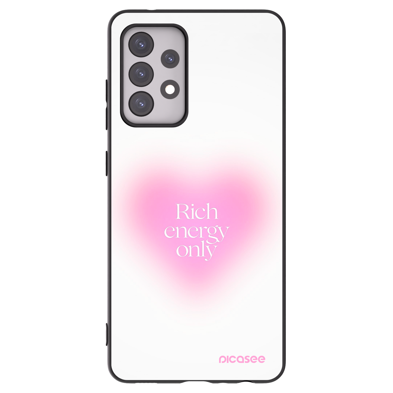 Picasee silikonski črni ovitek za Samsung Galaxy A52 5G A525F - Rich Energy