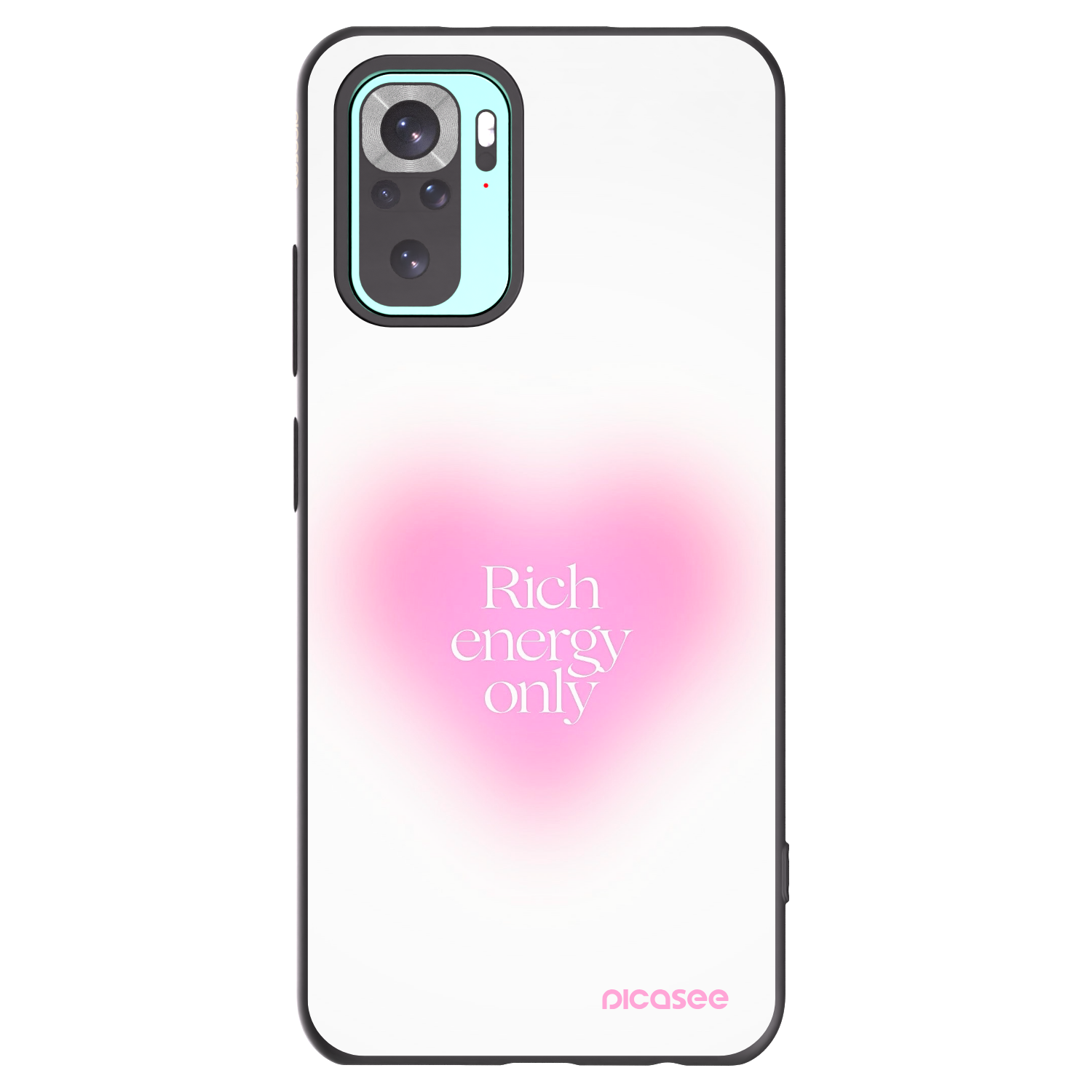 Picasee silikonski črni ovitek za Xiaomi Redmi Note 10 Pro - Rich Energy