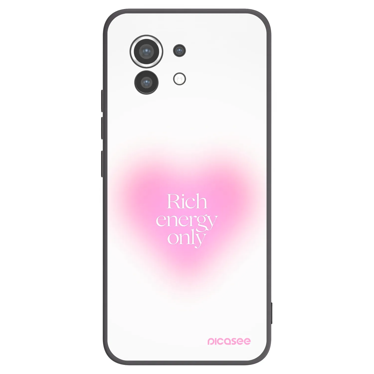 Picasee silikonski črni ovitek za Xiaomi Mi 11 - Rich Energy