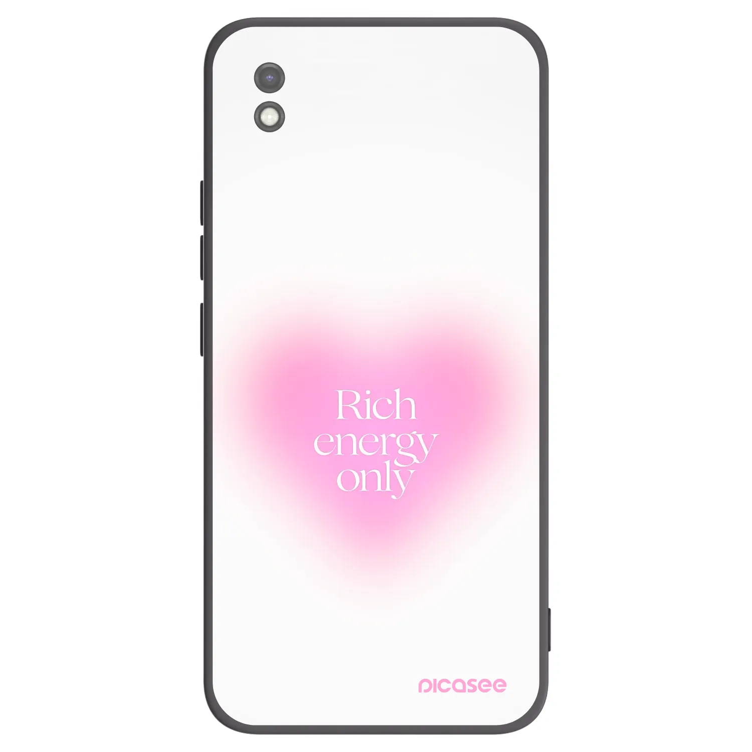Picasee silikonski črni ovitek za Xiaomi Redmi 9AT - Rich Energy