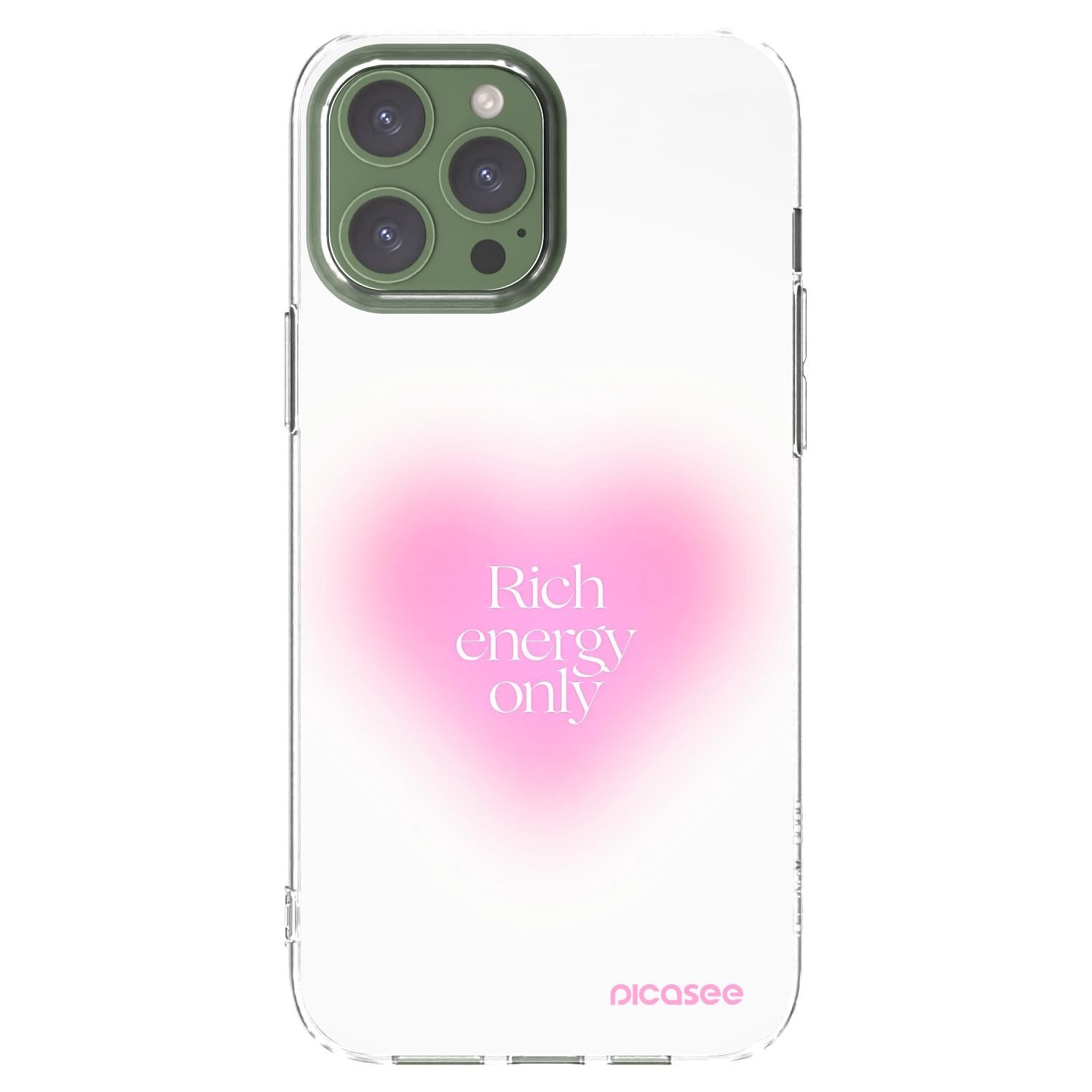 Picasee silikonski prozorni ovitek za Apple iPhone 13 Pro Max - Rich Energy