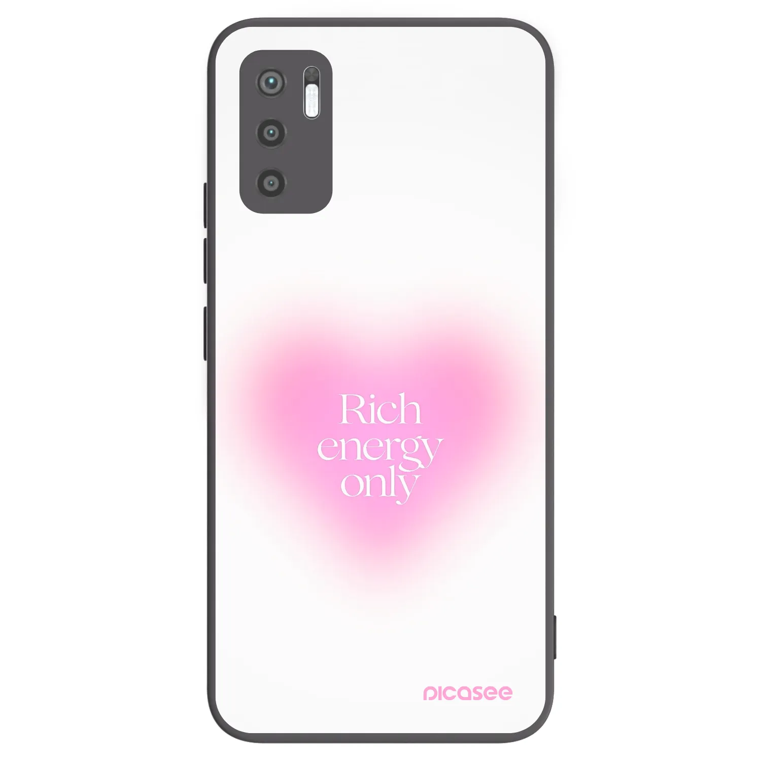Picasee silikonski črni ovitek za Xiaomi Redmi Note 10 5G - Rich Energy