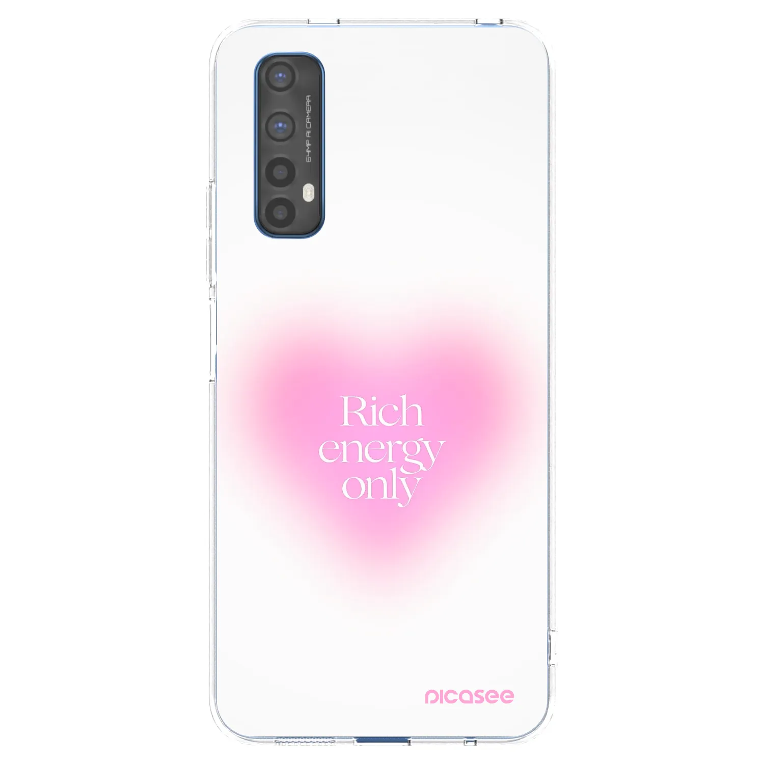 Picasee silikonski prozorni ovitek za Realme 7 - Rich Energy