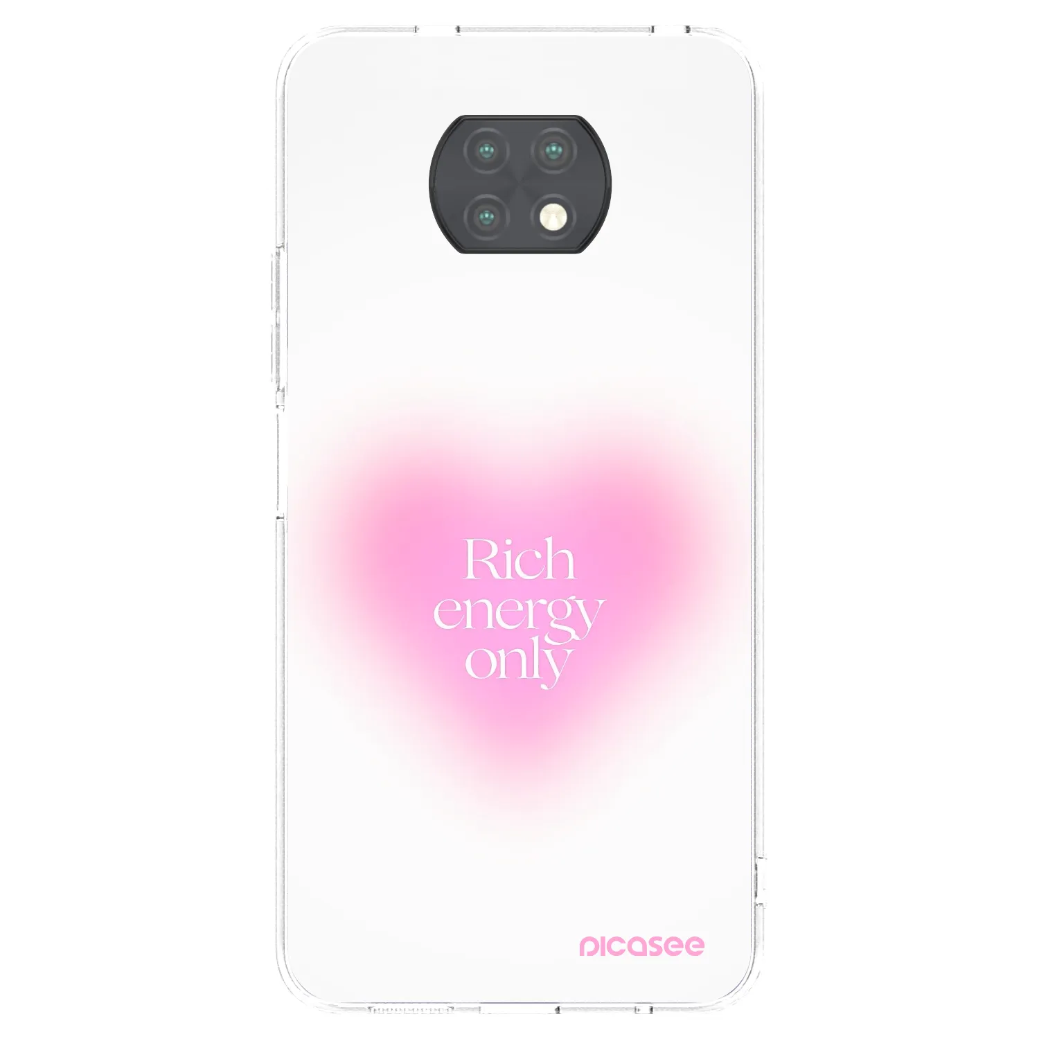 Picasee silikonski prozorni ovitek za Xiaomi Redmi Note 9T - Rich Energy