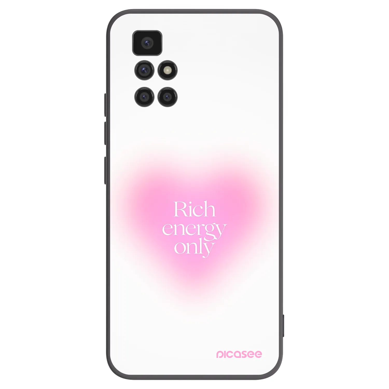 Picasee silikonski črni ovitek za Xiaomi Redmi 10 - Rich Energy
