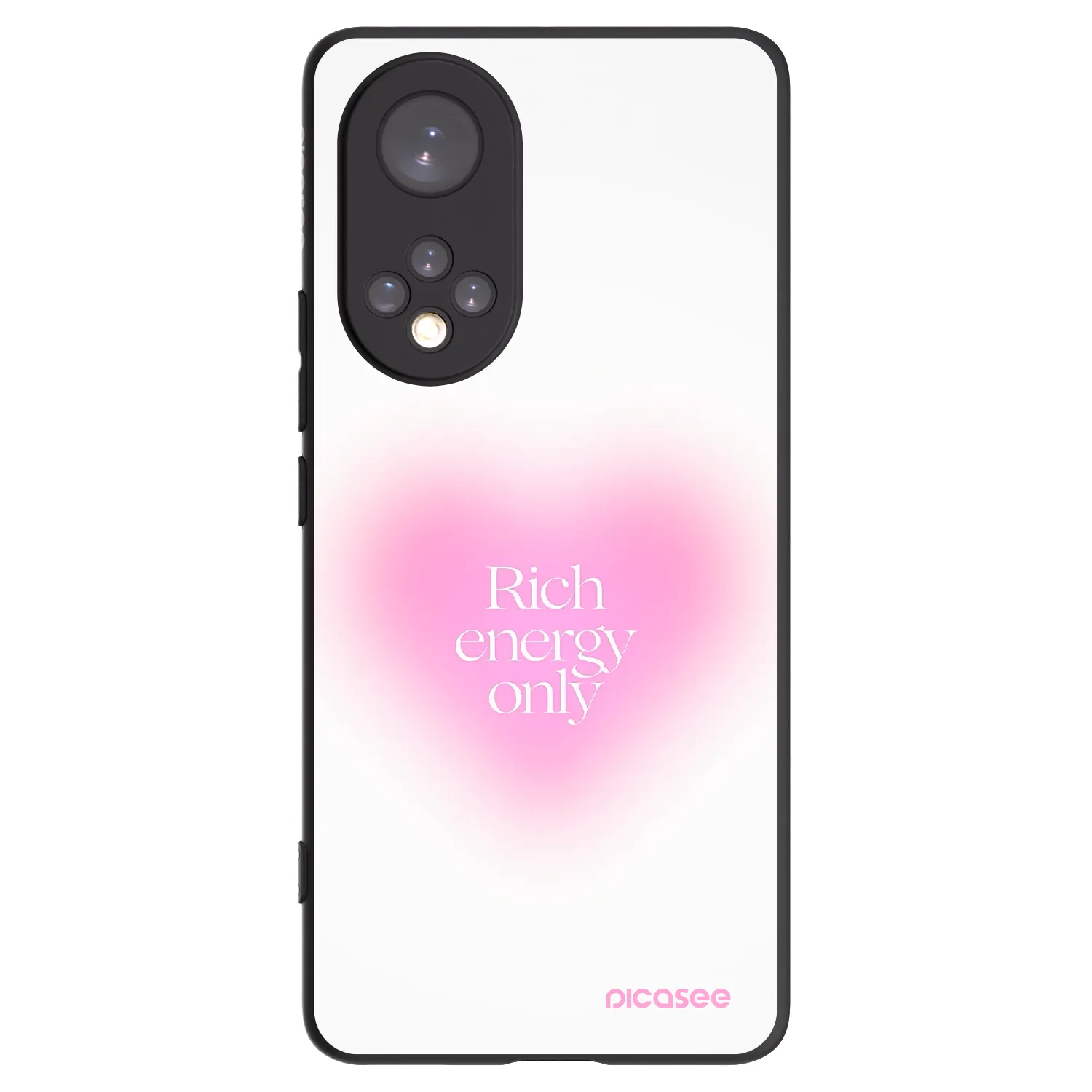 Picasee silikonski črni ovitek za Huawei Nova 9 - Rich Energy