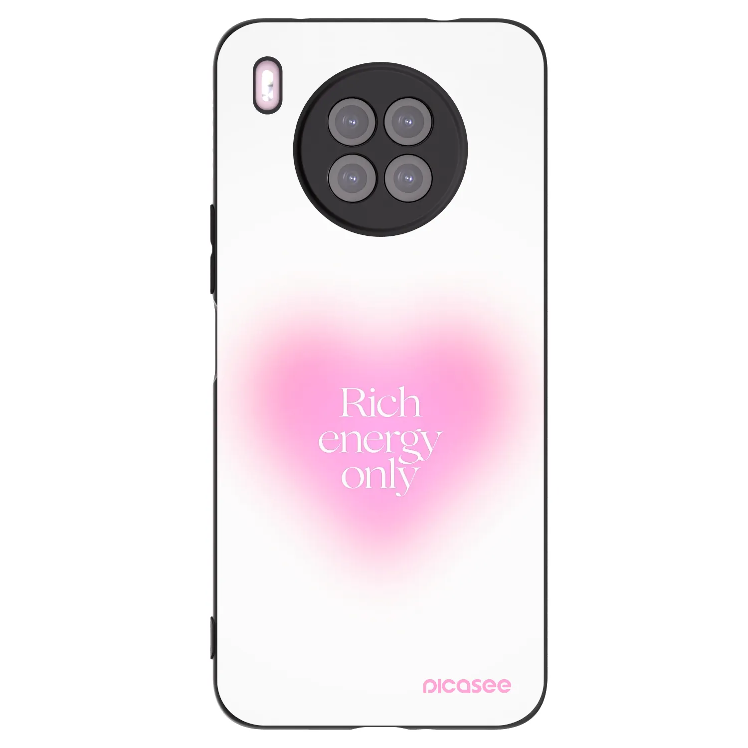 Picasee silikonski črni ovitek za Huawei Nova 8i - Rich Energy