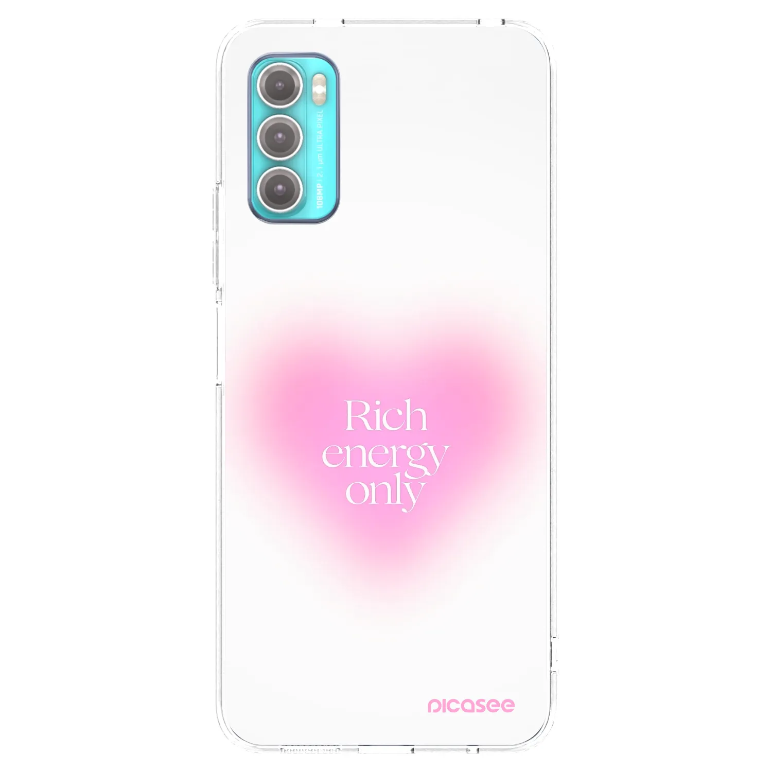 Picasee silikonski prozorni ovitek za Motorola Moto G60 - Rich Energy
