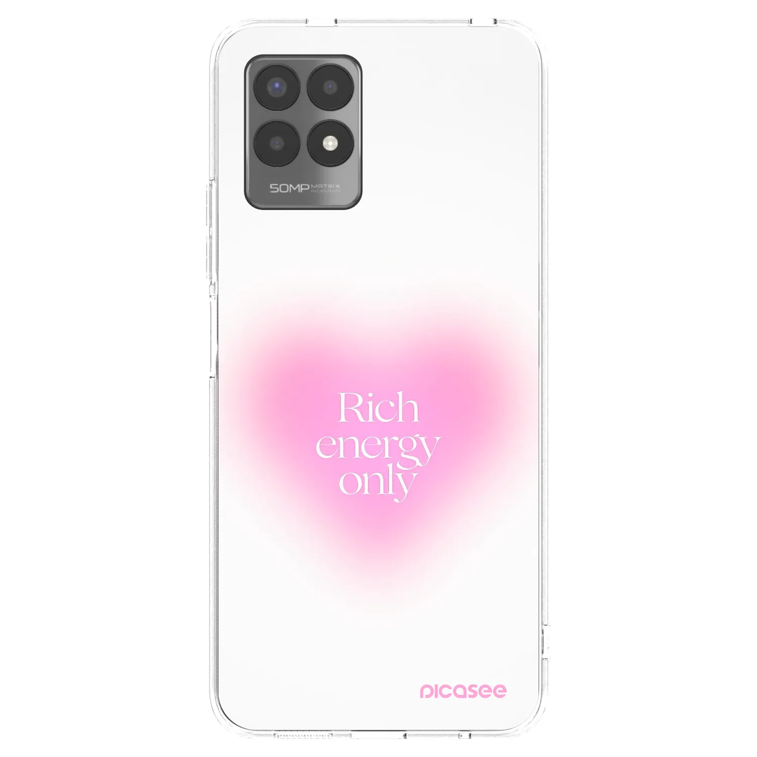 Picasee silikonski prozorni ovitek za Realme 8i - Rich Energy