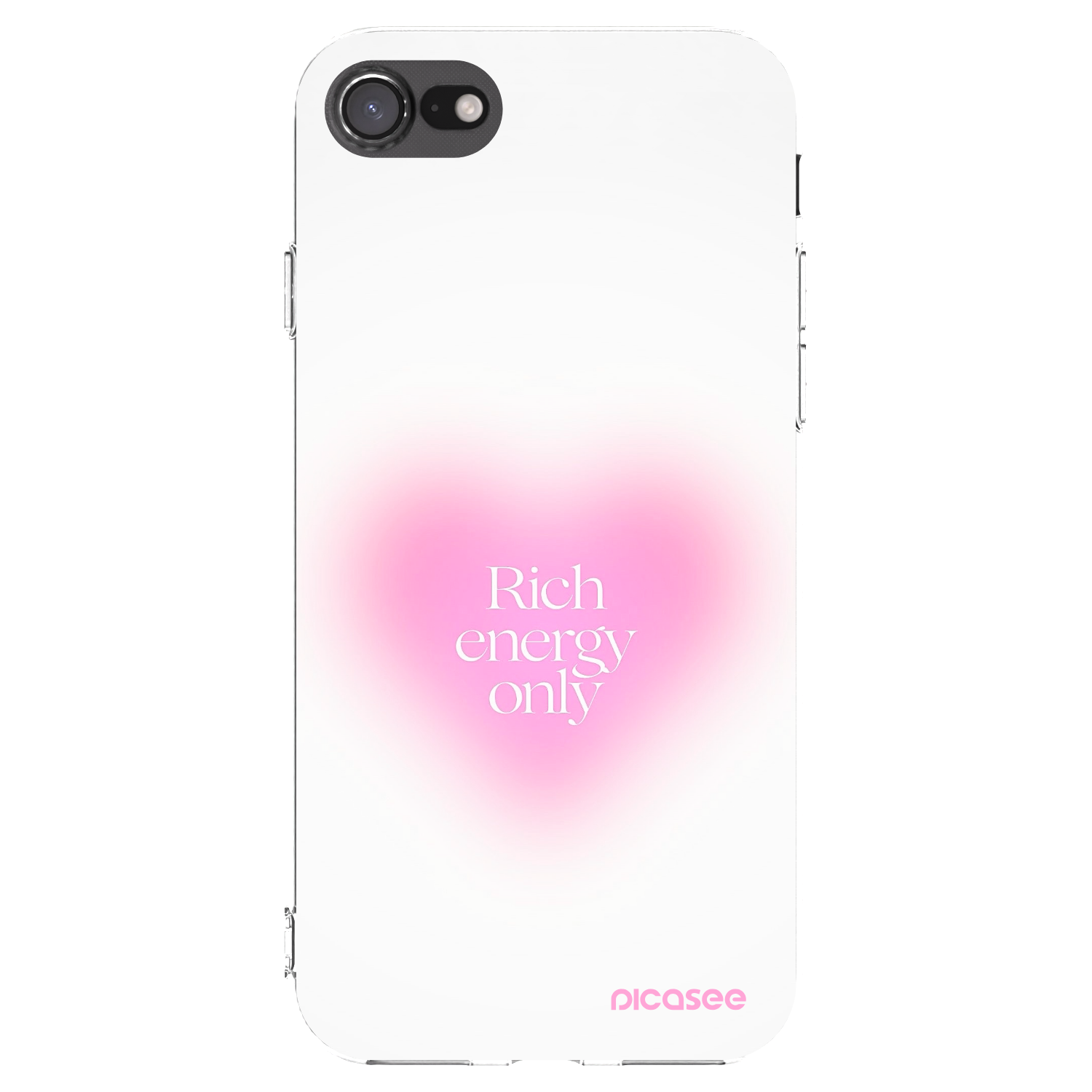 Picasee silikonski prozorni ovitek za Apple iPhone SE 2022 - Rich Energy