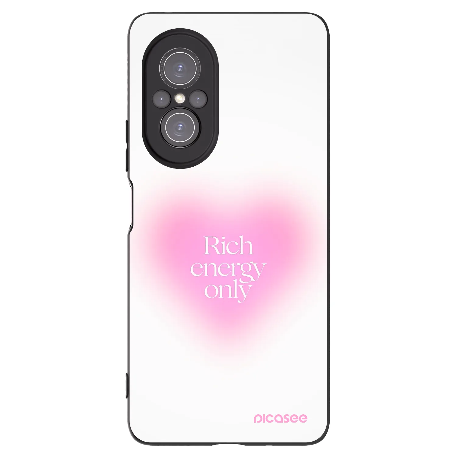 Picasee silikonski črni ovitek za Huawei Nova 9 SE - Rich Energy