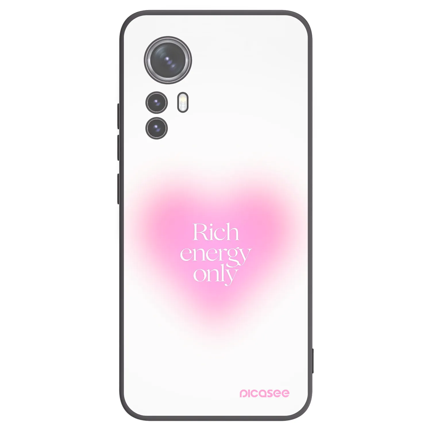 Picasee silikonski črni ovitek za Xiaomi 12 - Rich Energy