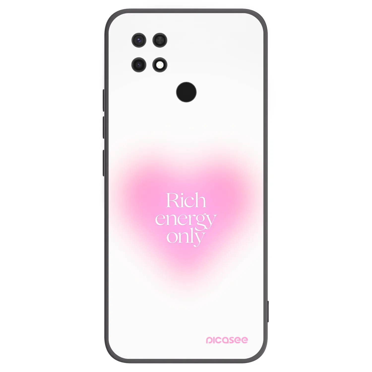 Picasee silikonski črni ovitek za Xiaomi Redmi 10C - Rich Energy