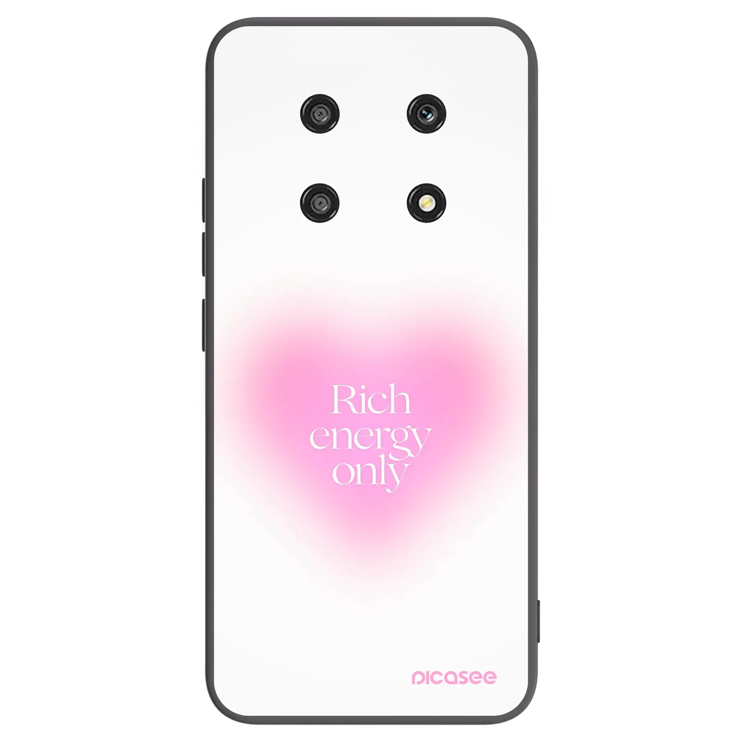 Picasee silikonski črni ovitek za Honor Magic4 Lite 5G - Rich Energy