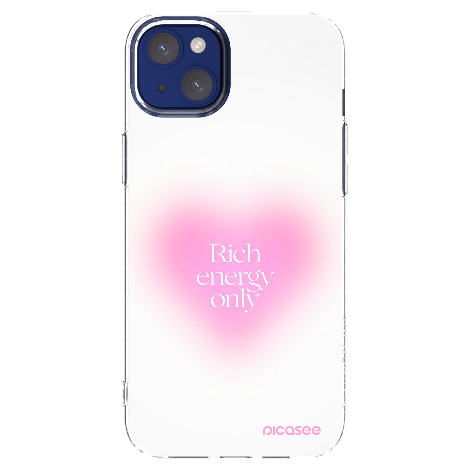 Picasee silikonski prozorni ovitek za Apple iPhone 14 Plus - Rich Energy