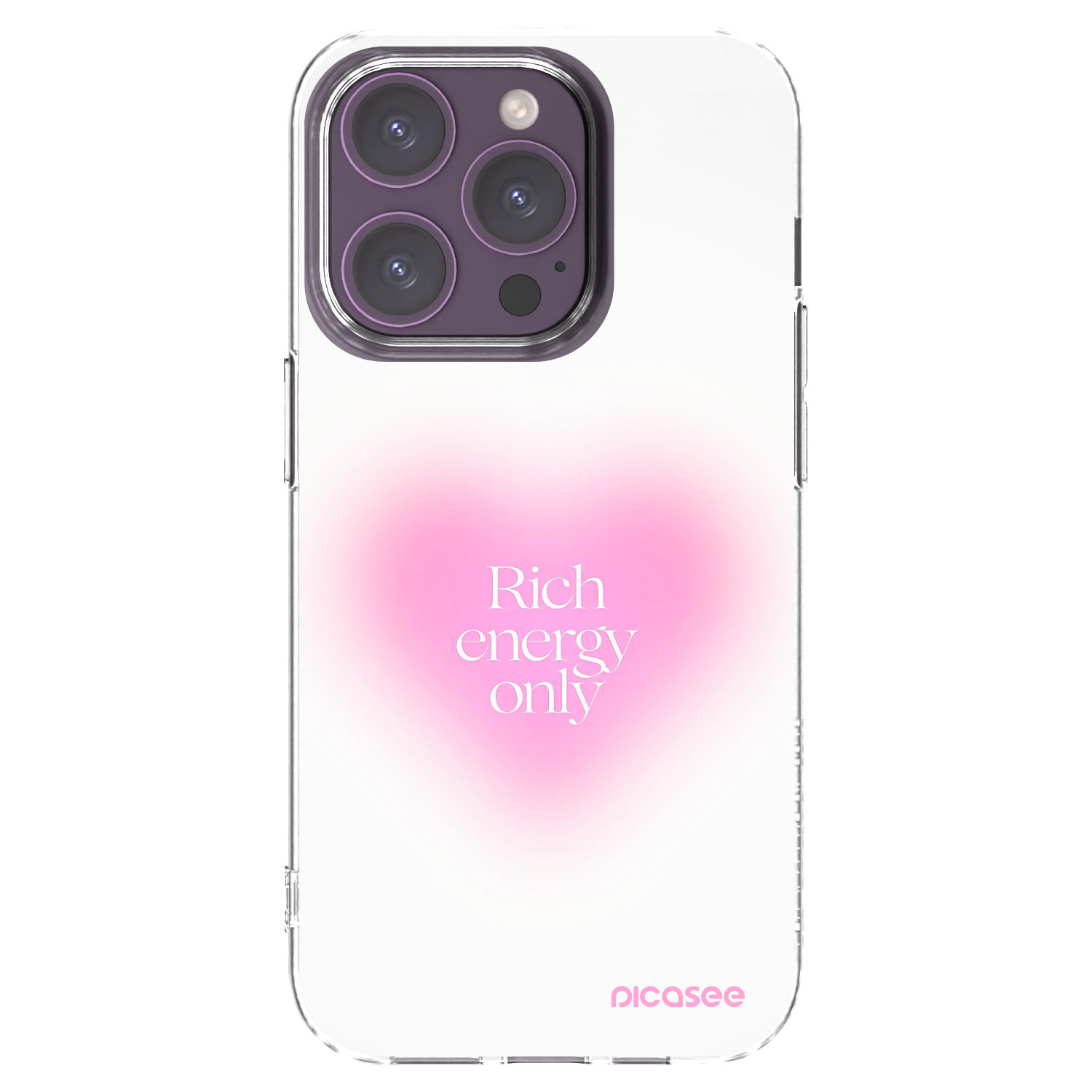 Picasee silikonski prozorni ovitek za Apple iPhone 14 Pro - Rich Energy