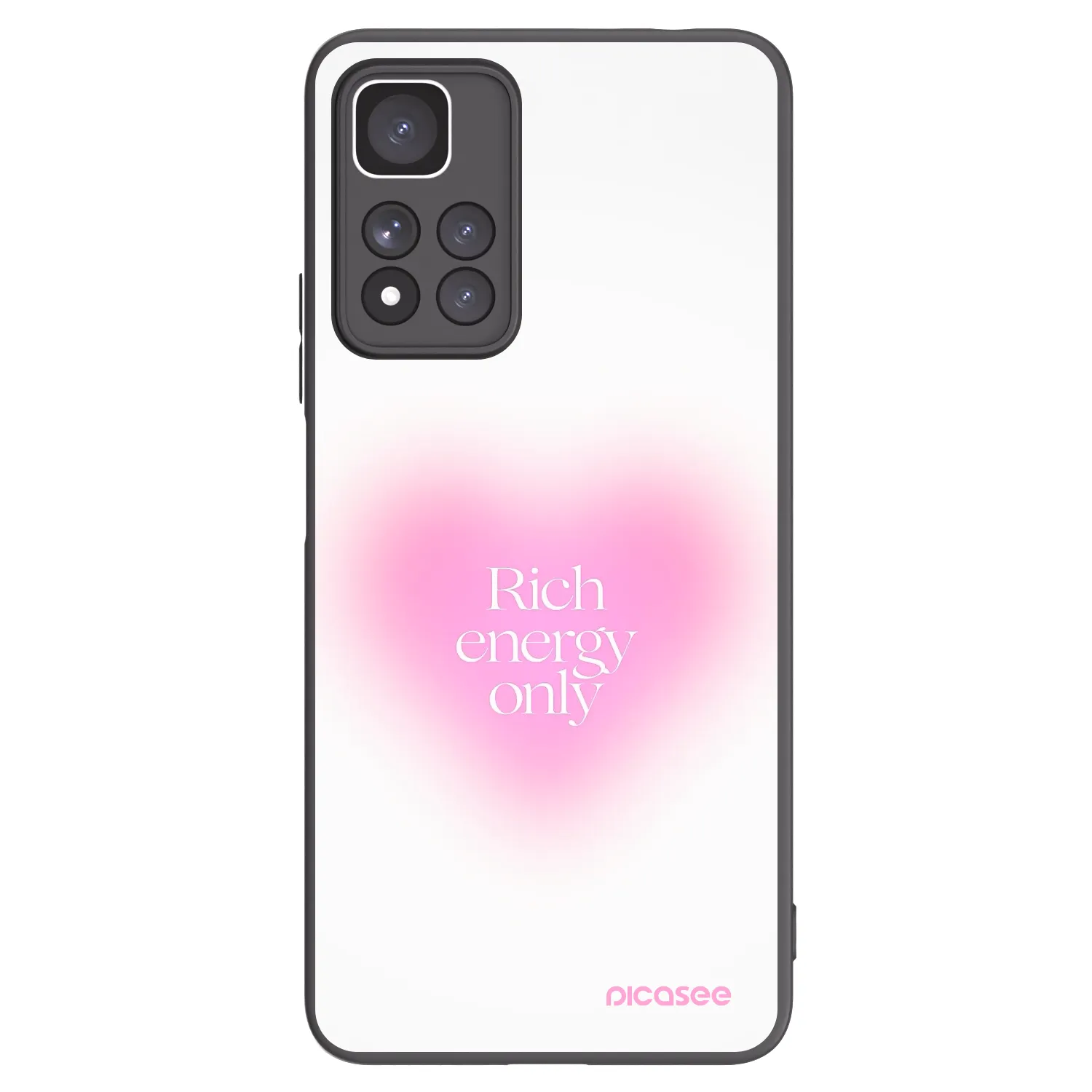 Picasee silikonski črni ovitek za Xiaomi Redmi Note 11 Pro+ 5G - Rich Energy