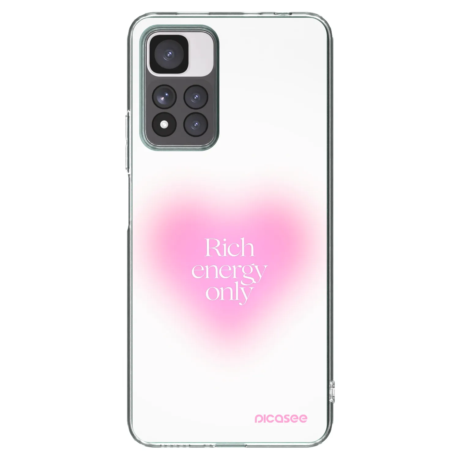 Picasee silikonski prozorni ovitek za Xiaomi Redmi Note 11 Pro+ 5G - Rich Energy