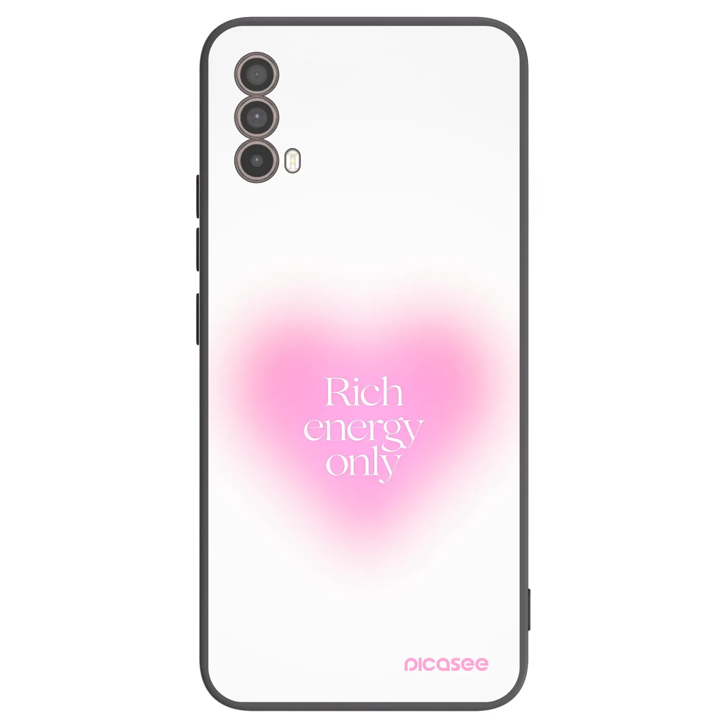 Picasee silikonski črni ovitek za Motorola Moto E40 - Rich Energy