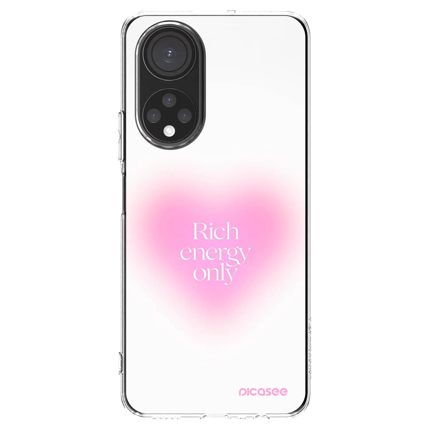 Picasee silikonski prozorni ovitek za Honor X7 - Rich Energy
