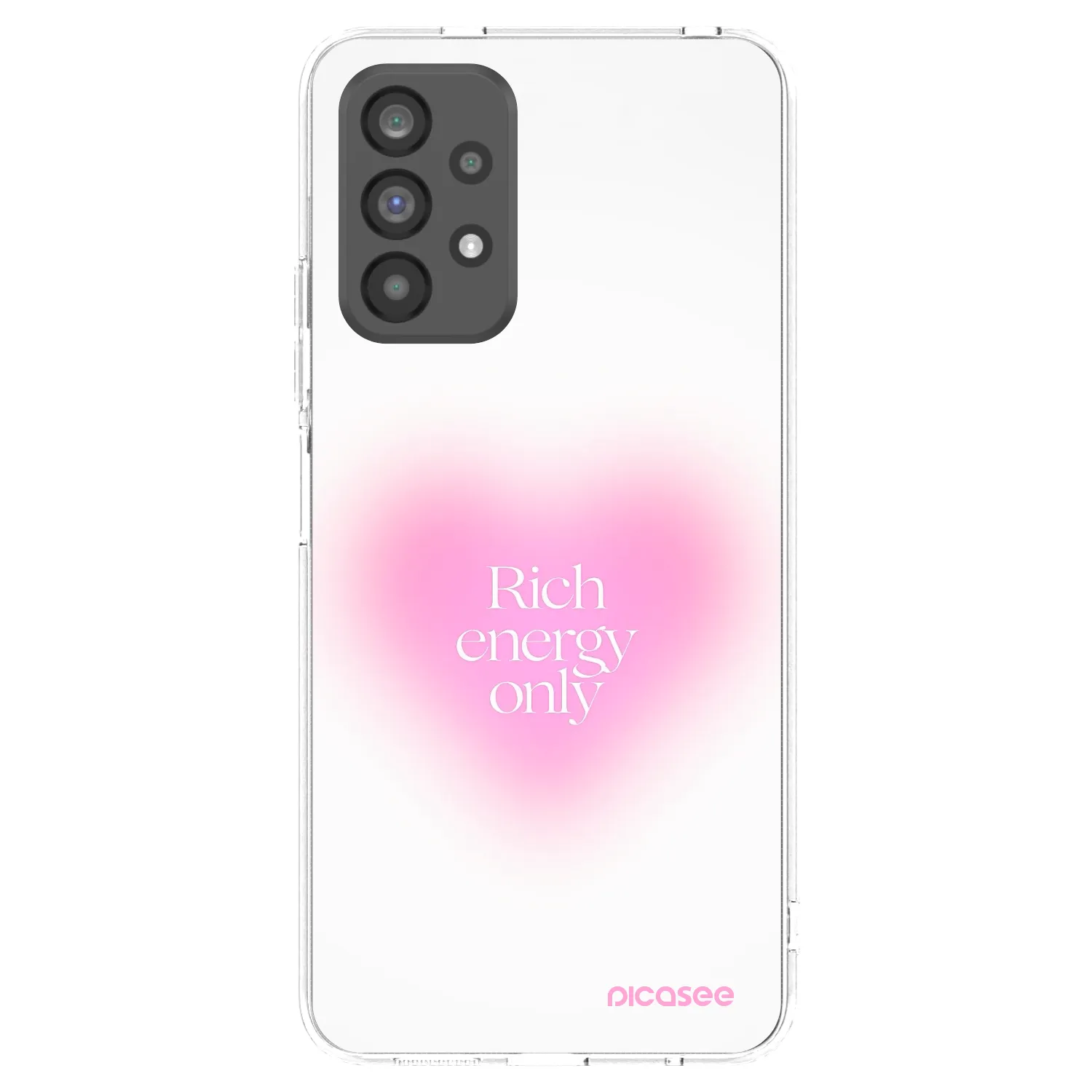 Picasee silikonski prozorni ovitek za Samsung Galaxy A73 5G - Rich Energy