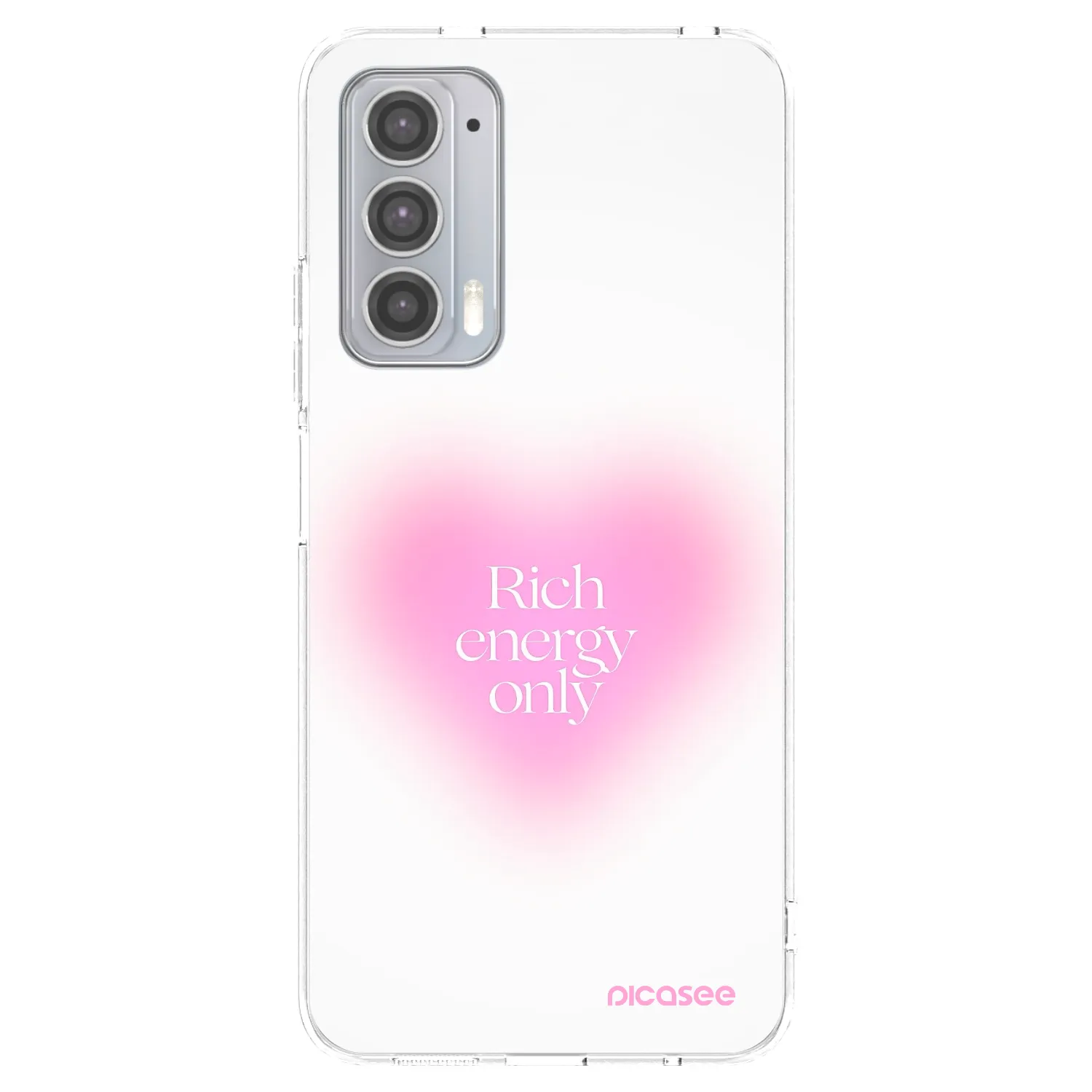 Picasee silikonski prozorni ovitek za Motorola Edge 20 - Rich Energy