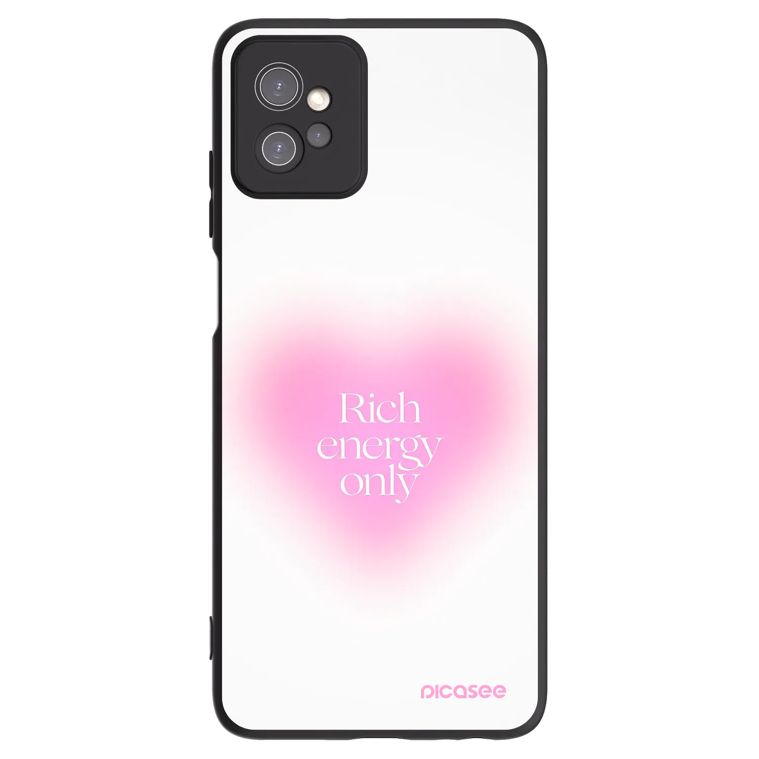 Picasee silikonski črni ovitek za Motorola Moto G32 - Rich Energy