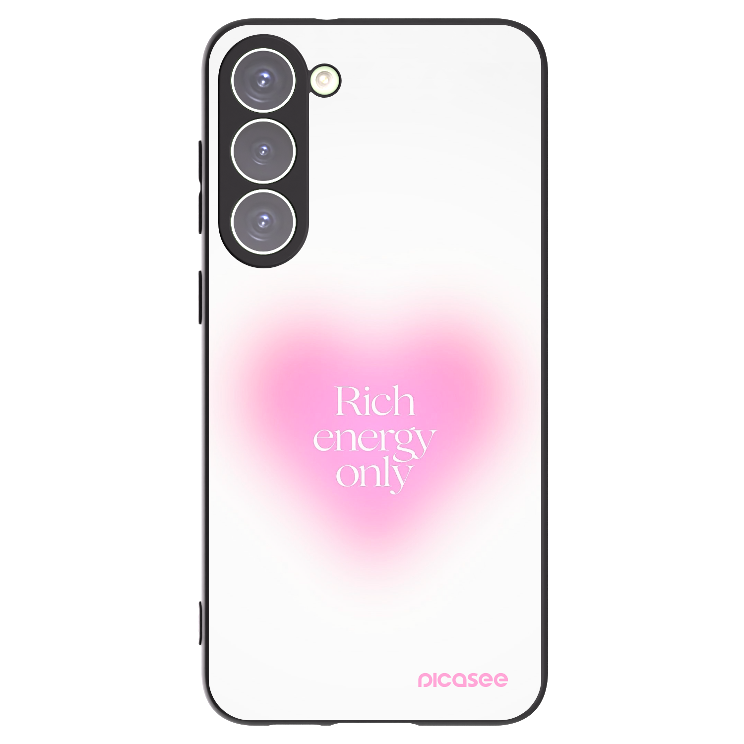 Picasee silikonski črni ovitek za Samsung Galaxy S23+ 5G - Rich Energy