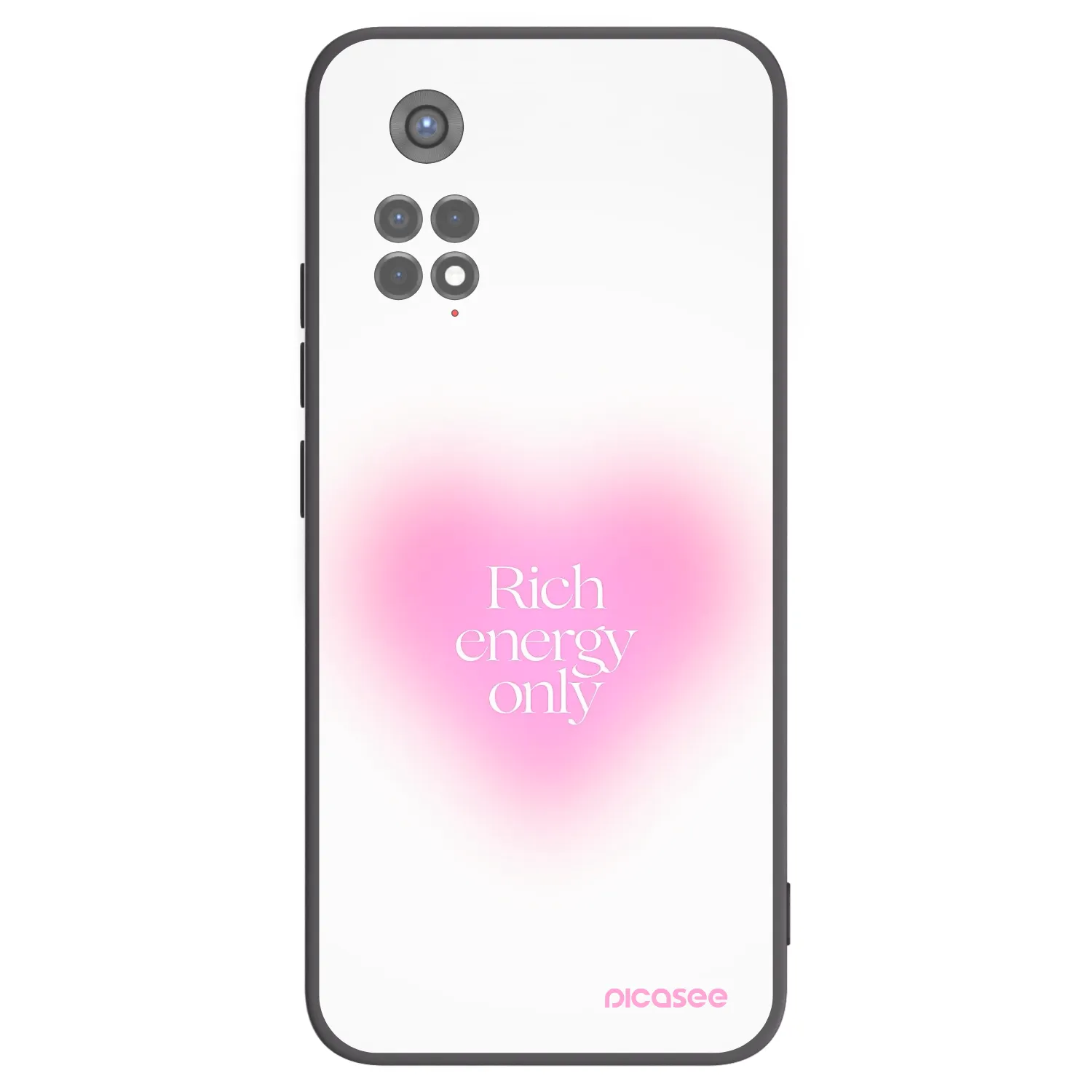 Picasee silikonski črni ovitek za Xiaomi Redmi Note 11S 5G - Rich Energy