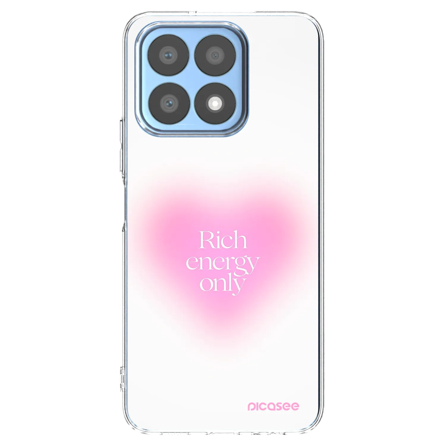 Picasee silikonski prozorni ovitek za Honor X8a - Rich Energy
