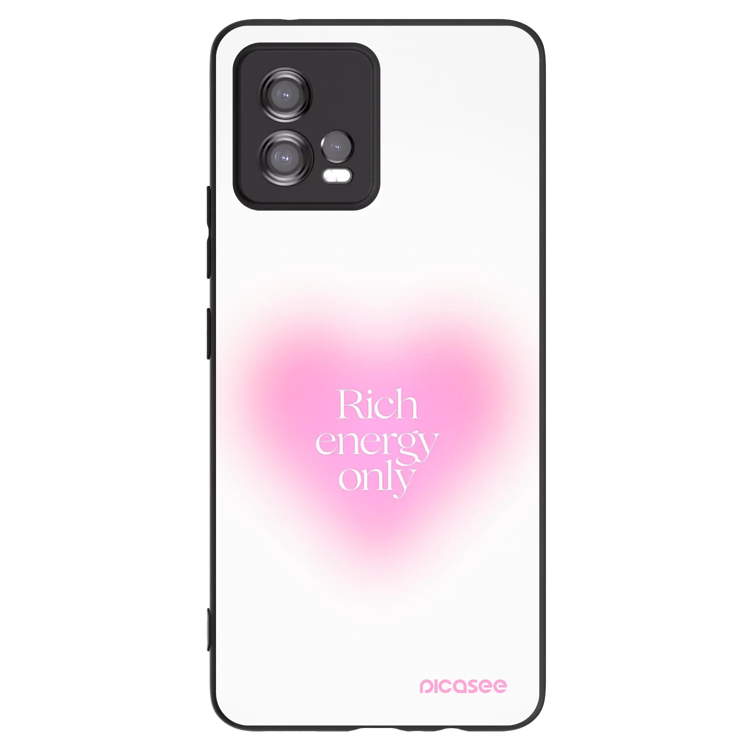 Picasee silikonski črni ovitek za Motorola Moto G72 - Rich Energy