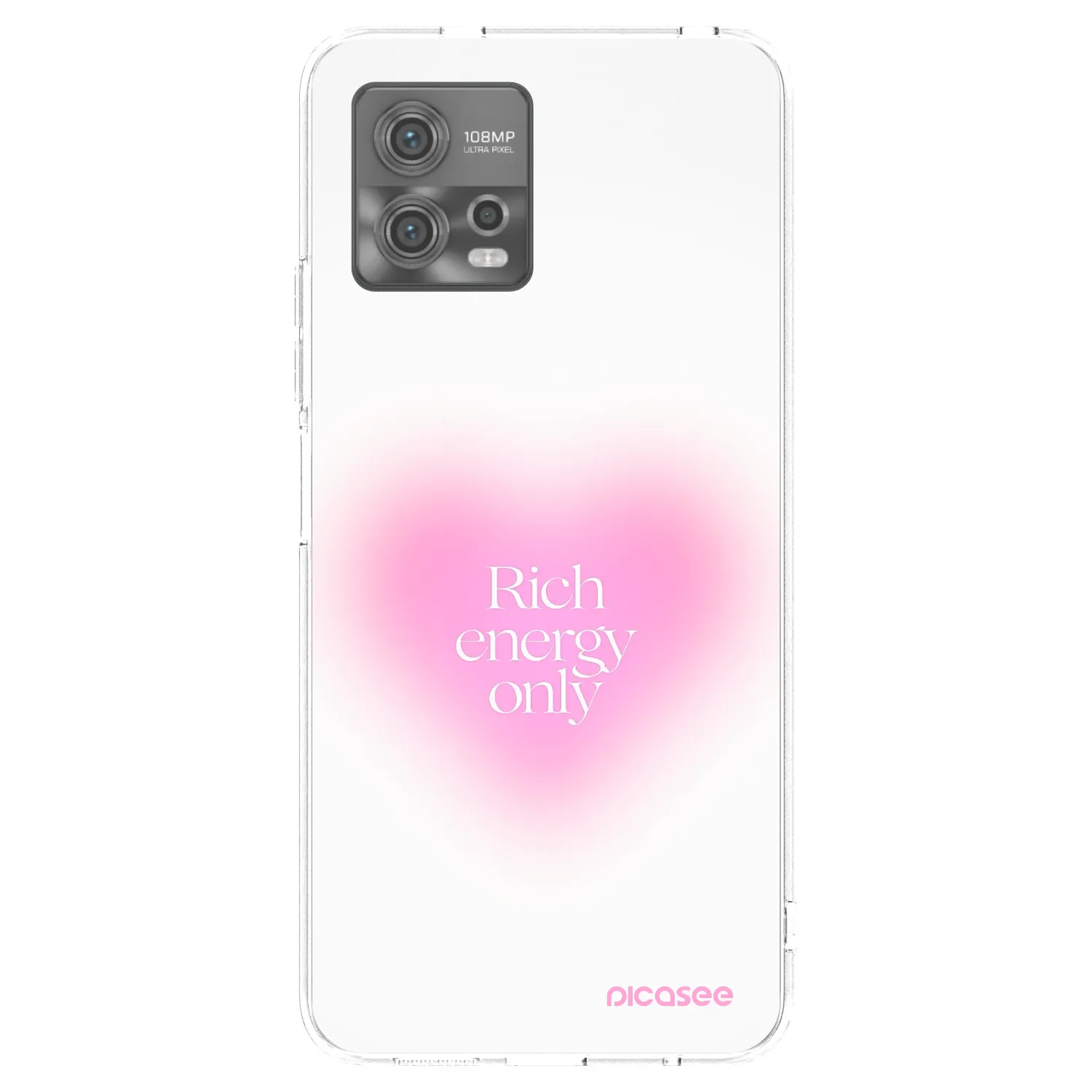 Picasee silikonski prozorni ovitek za Motorola Moto G72 - Rich Energy