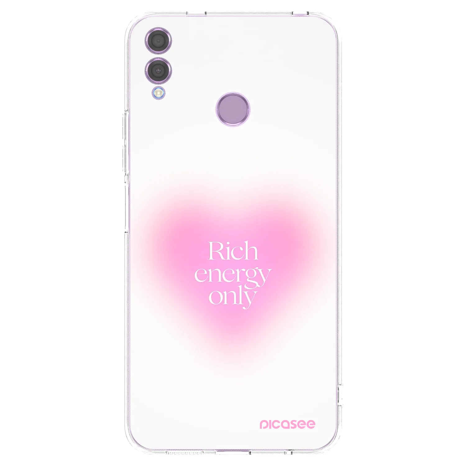 Picasee silikonski prozorni ovitek za Honor 8X - Rich Energy