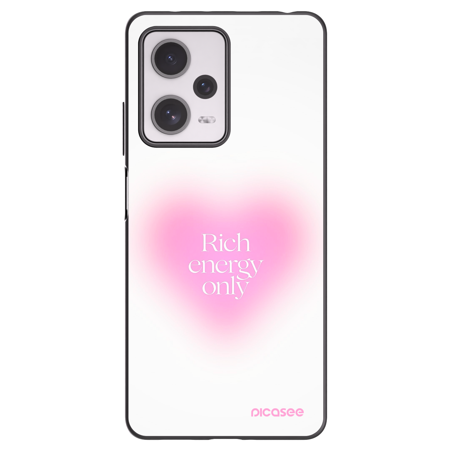 Picasee silikonski črni ovitek za Xiaomi Redmi Note 12 Pro+ 5G - Rich Energy