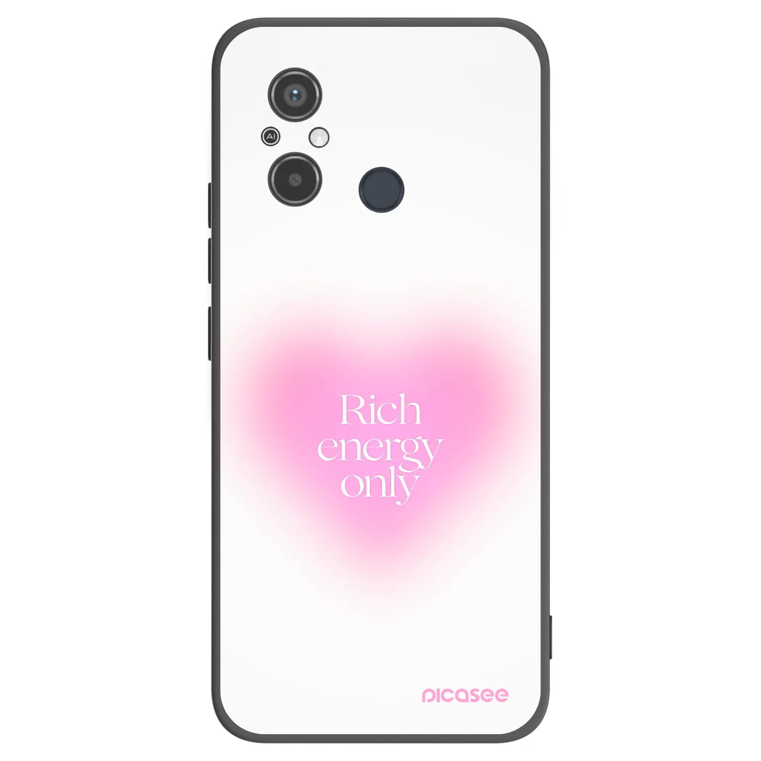 Picasee silikonski črni ovitek za Xiaomi Redmi 12C - Rich Energy
