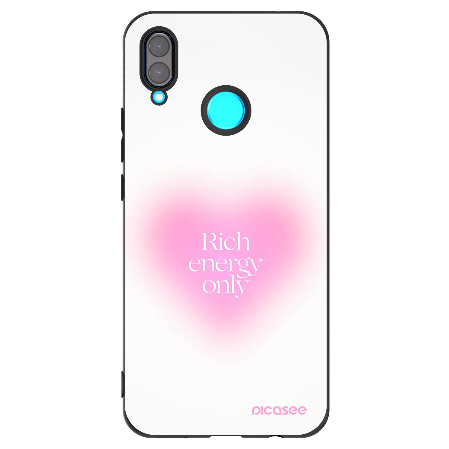Picasee silikonski črni ovitek za Huawei Nova 3 - Rich Energy