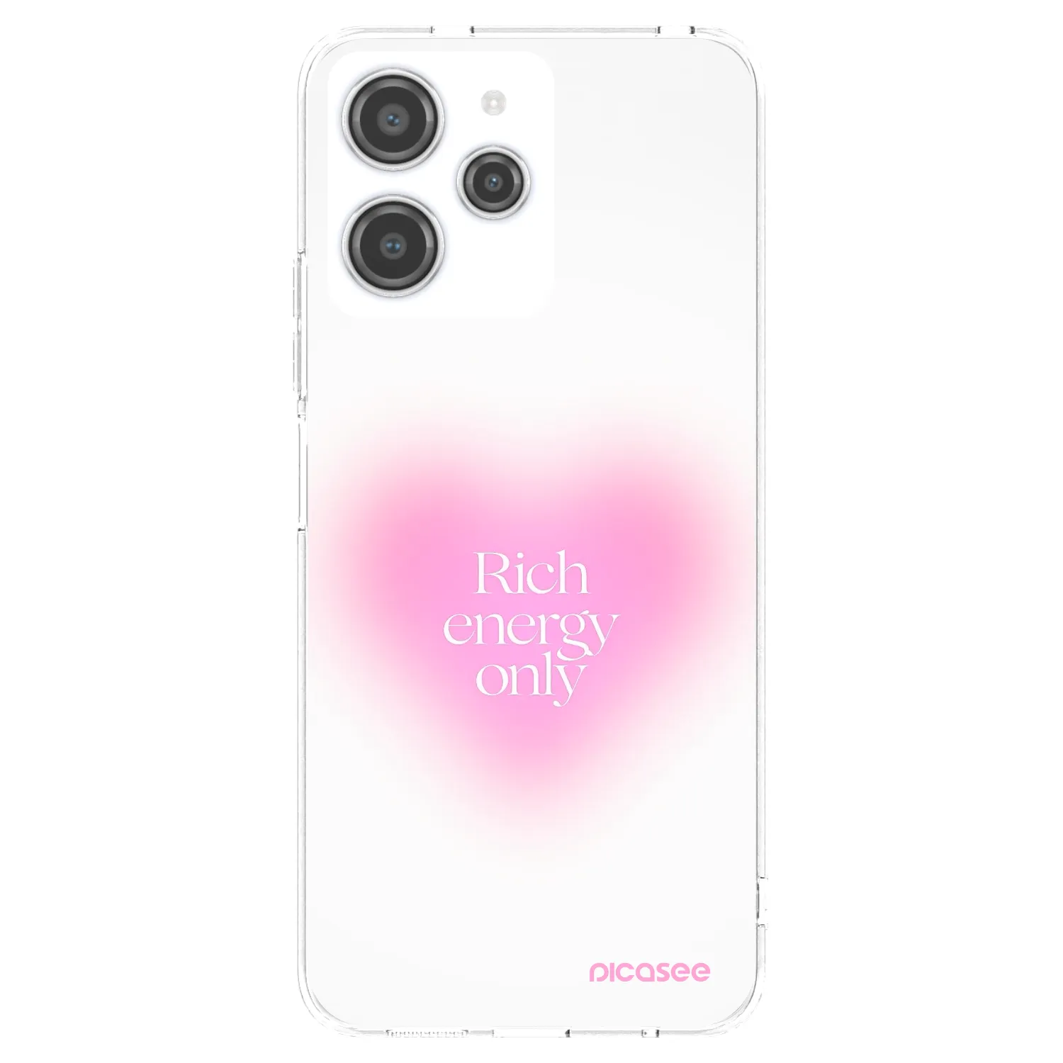 Picasee silikonski prozorni ovitek za Xiaomi Redmi 12 4G - Rich Energy