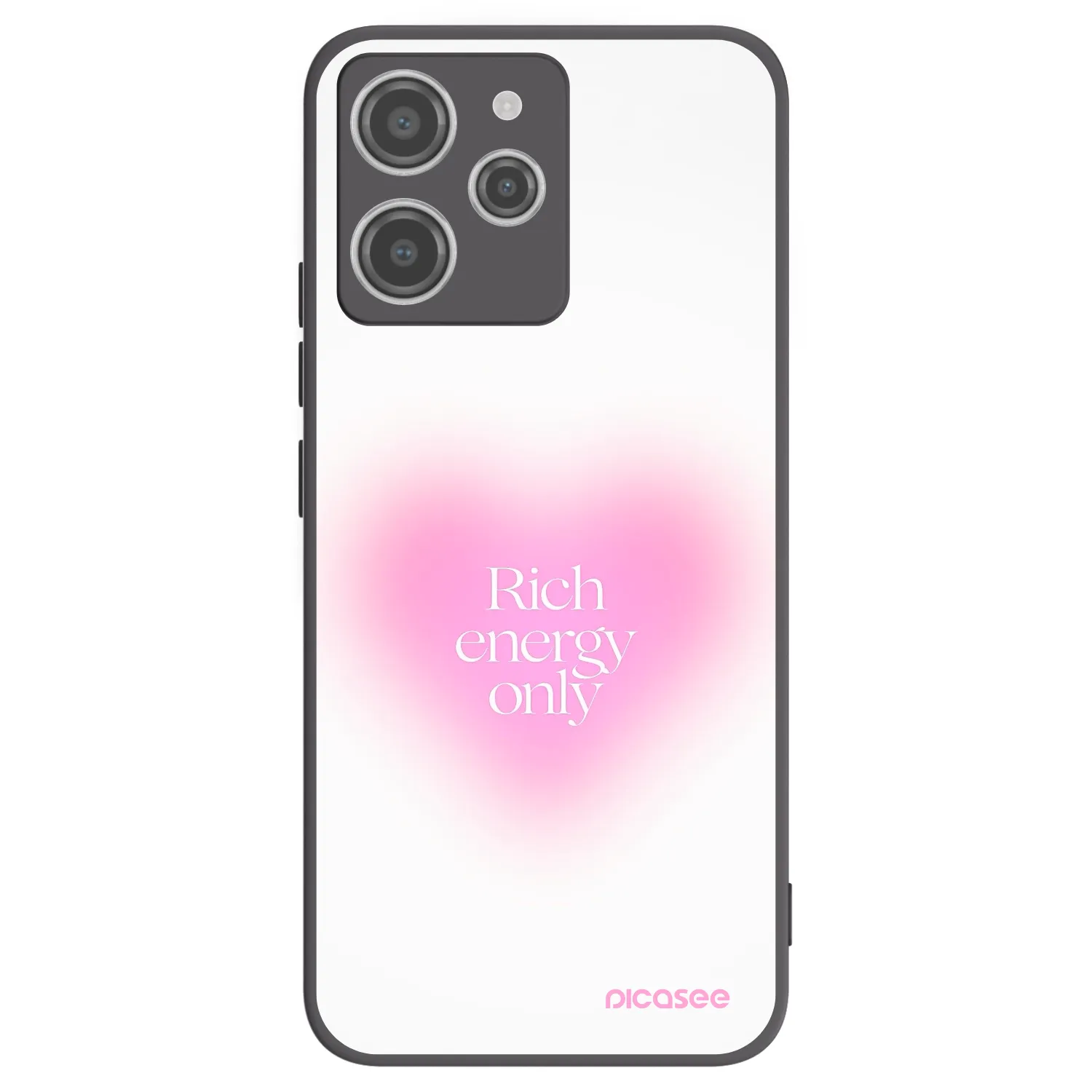 Picasee silikonski črni ovitek za Xiaomi Redmi 12 4G - Rich Energy