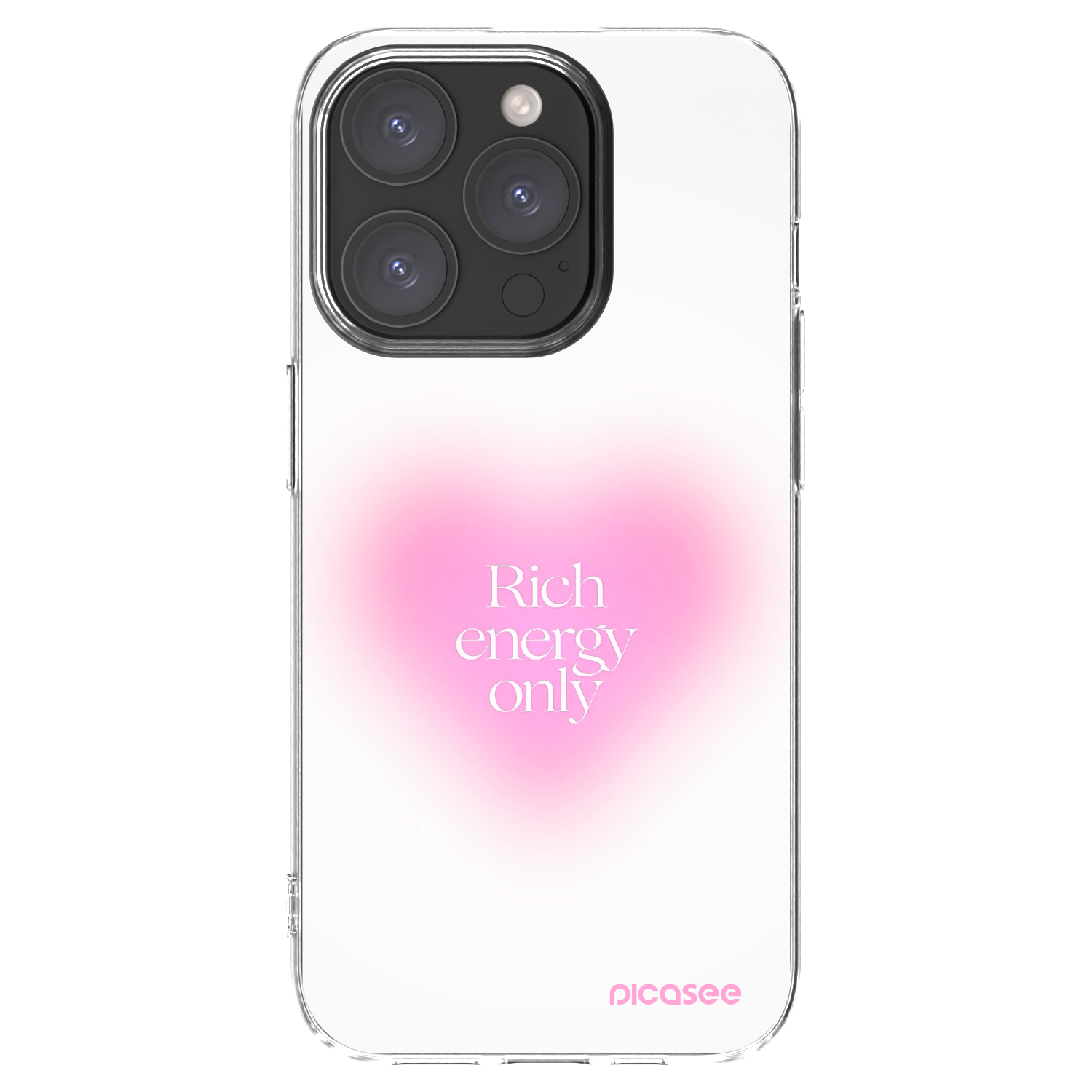 Picasee silikonski prozorni ovitek za Apple iPhone 15 Pro - Rich Energy