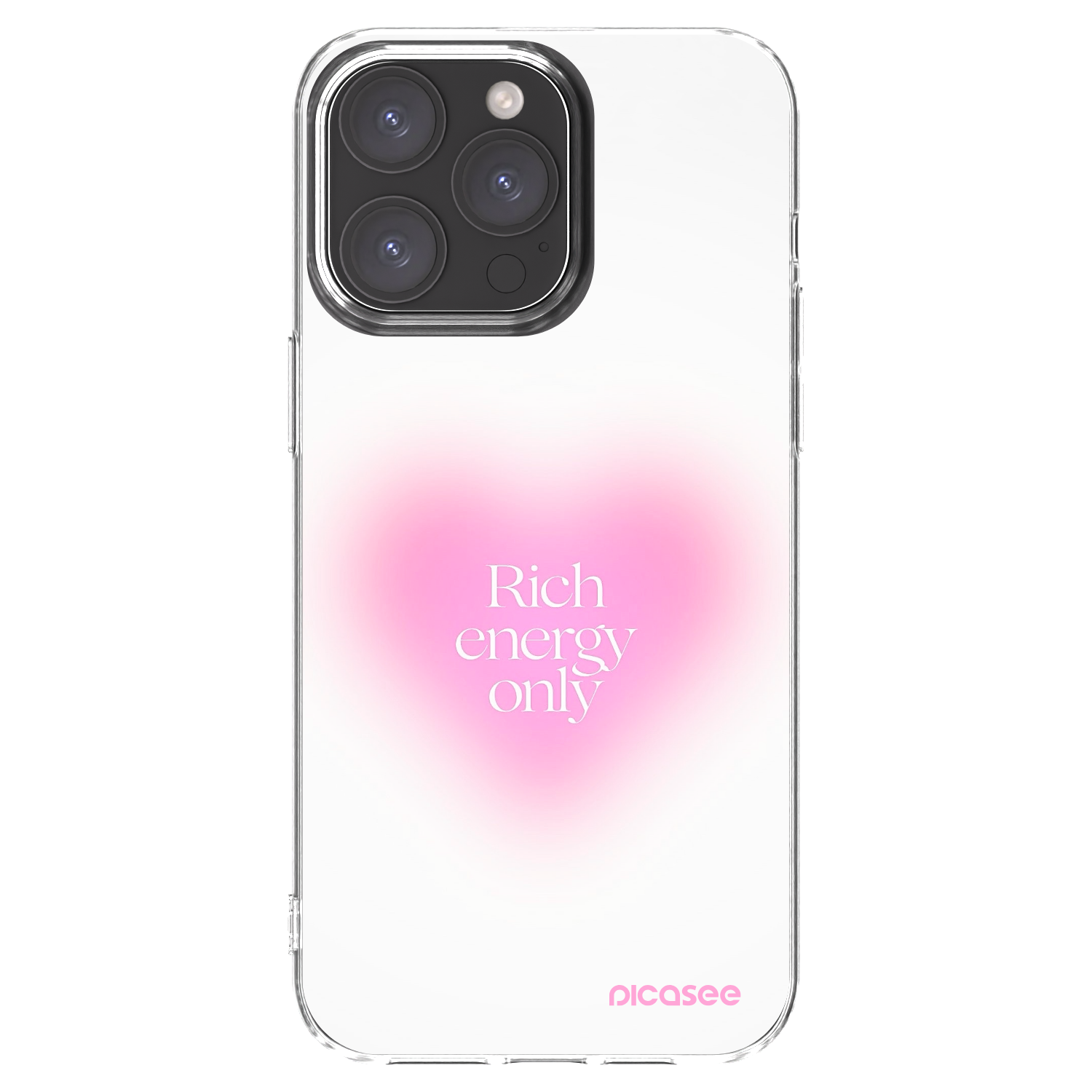 Picasee silikonski prozorni ovitek za Apple iPhone 15 Pro Max - Rich Energy