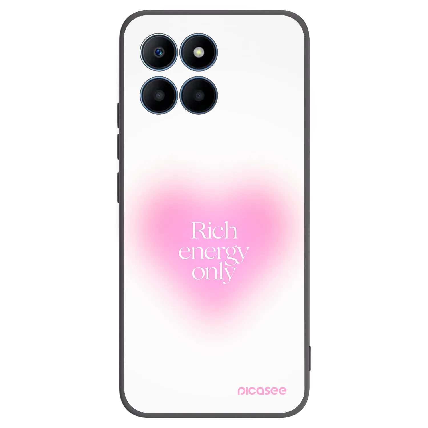 Picasee silikonski črni ovitek za Honor 70 Lite - Rich Energy